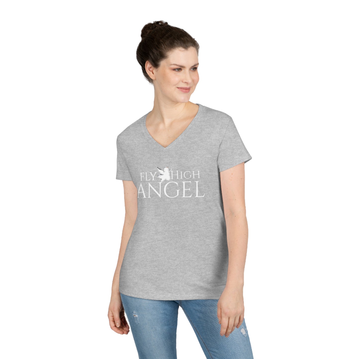 Women’s Fly High Angel V-Neck T-Shirt