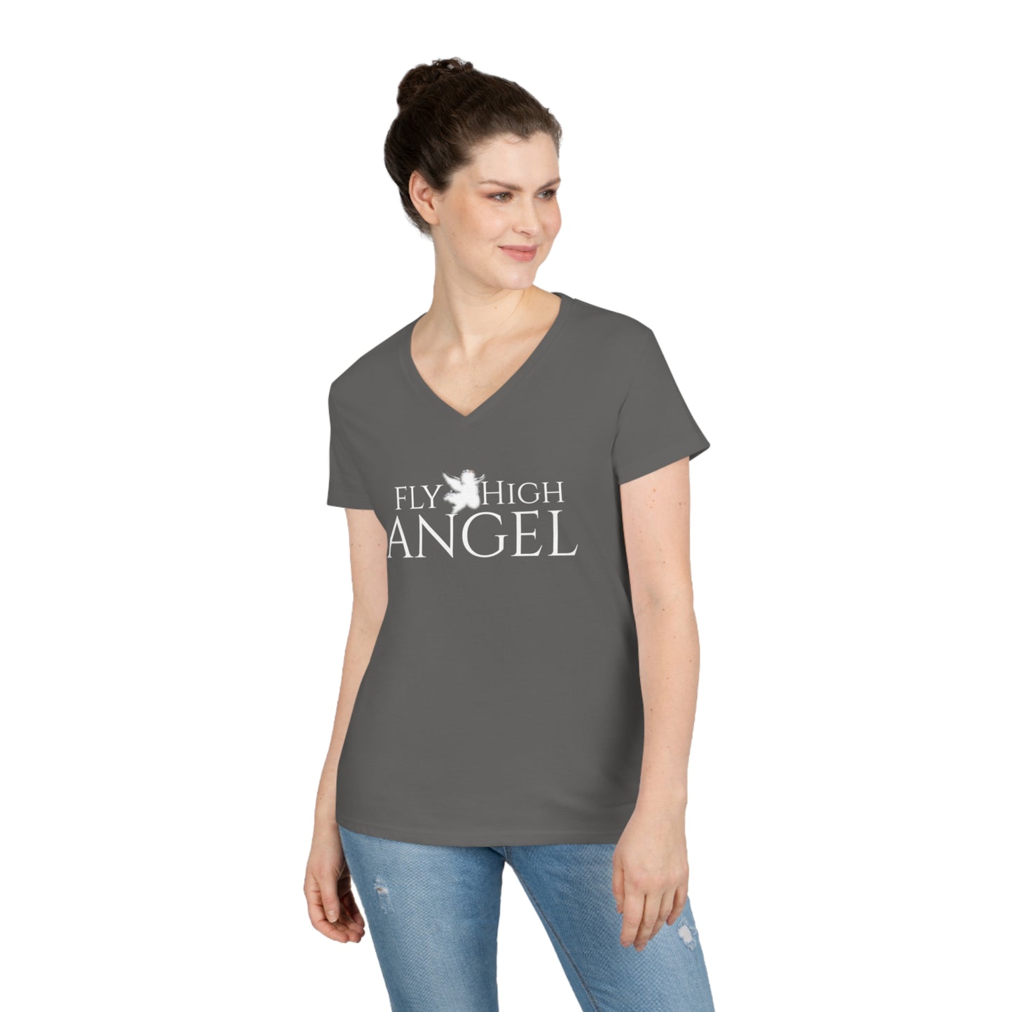 Women’s Fly High Angel V-Neck T-Shirt