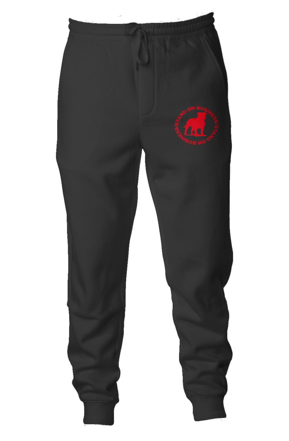 Embroidered Stand On Business Midweight Fleece Joggers