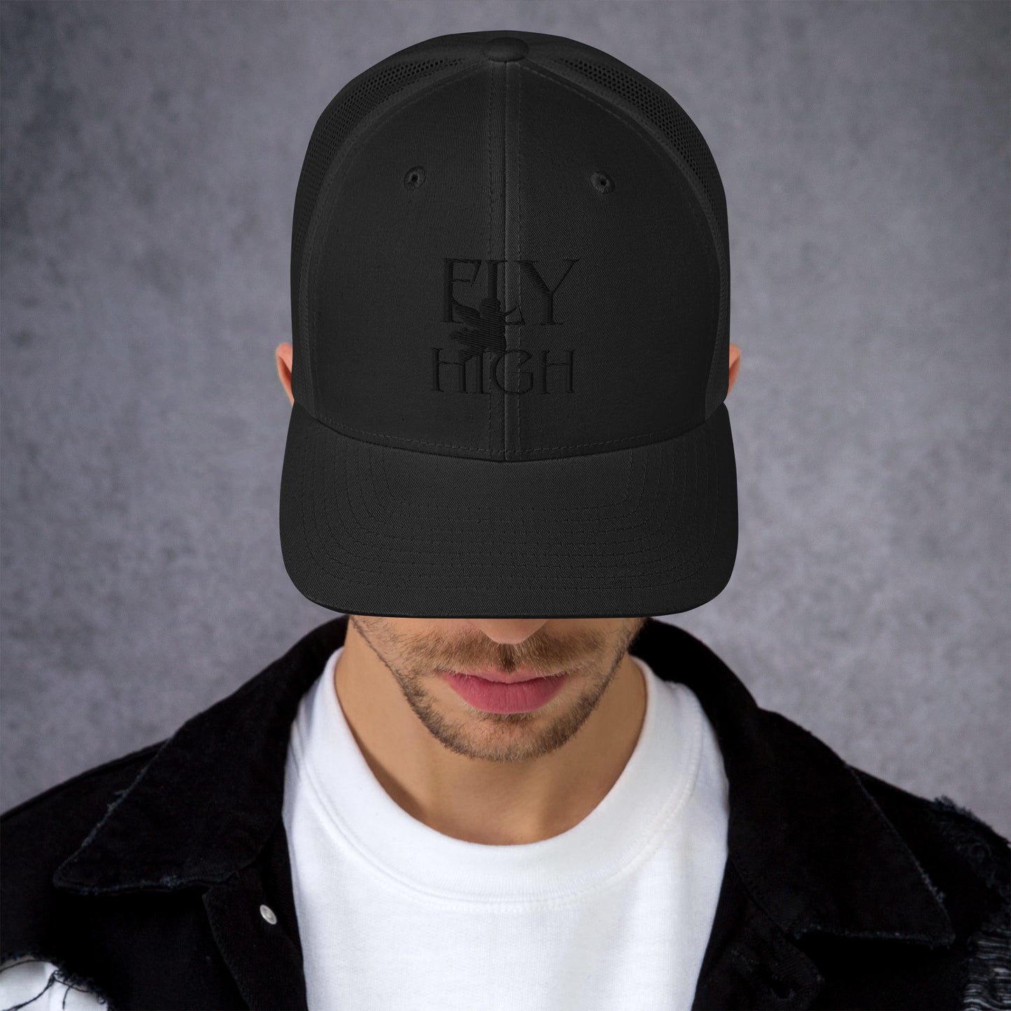 Fly High Retro Trucker Cap