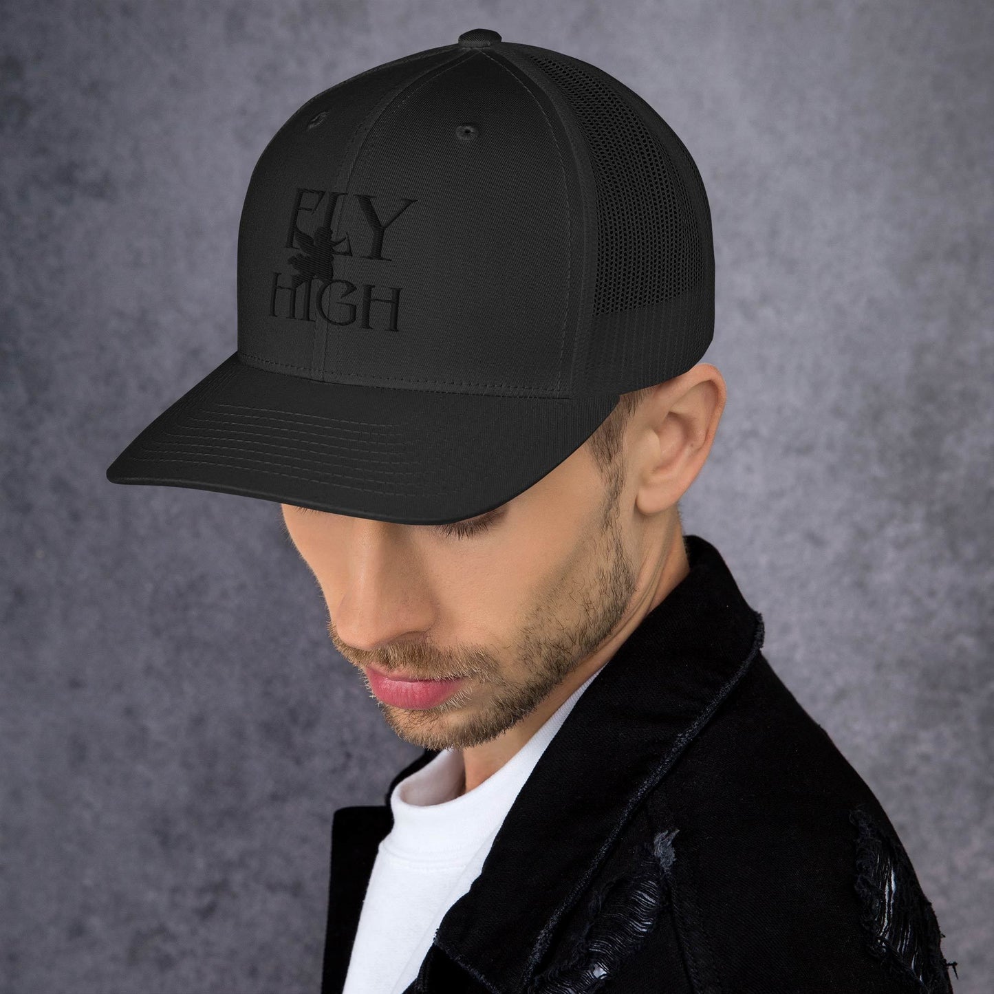Fly High Retro Trucker Cap