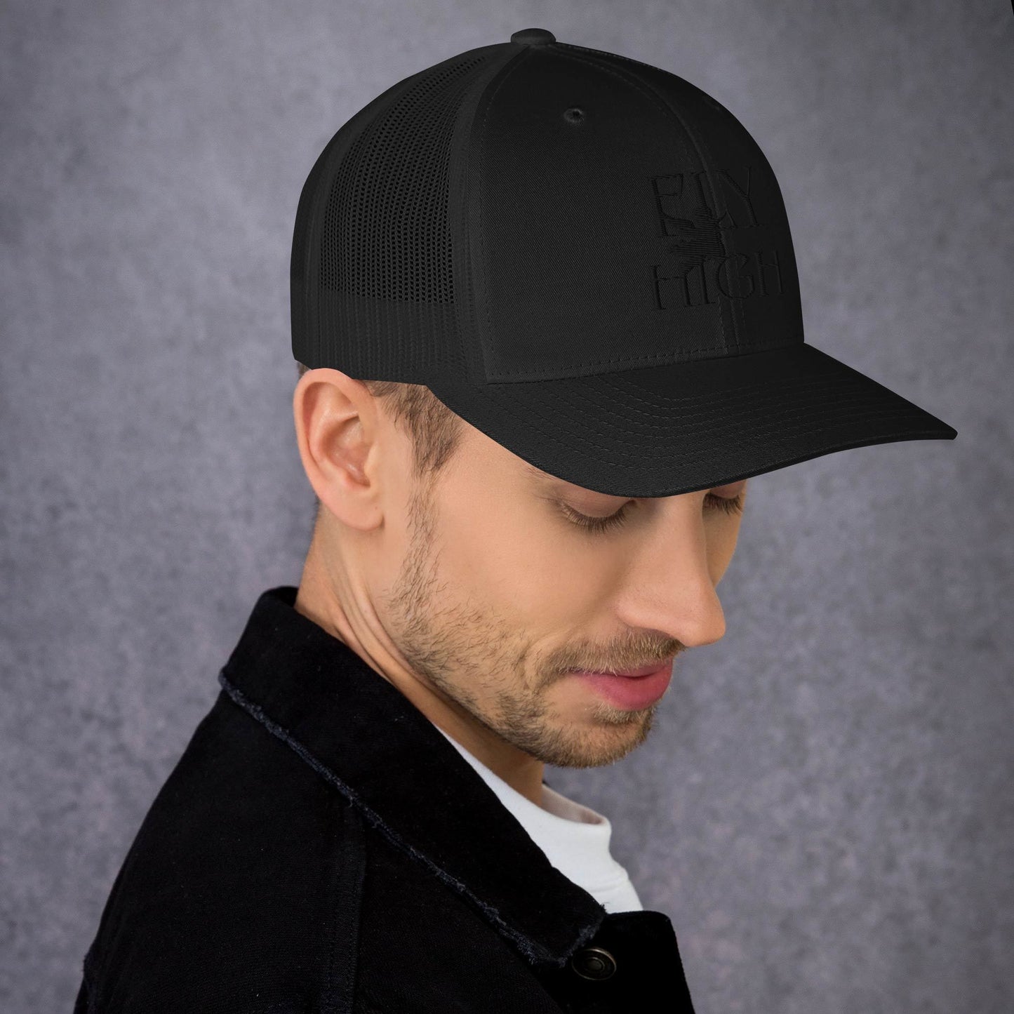 Fly High Retro Trucker Cap