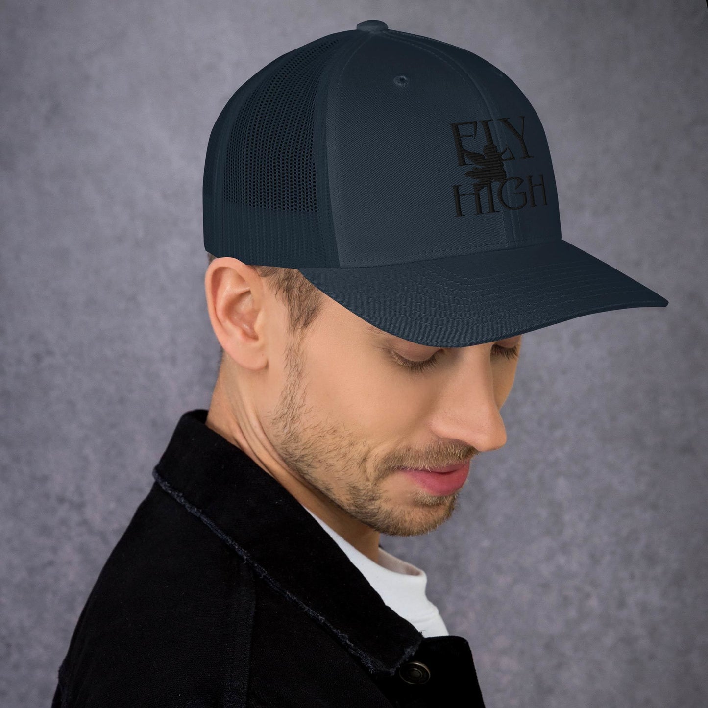 Fly High Retro Trucker Cap
