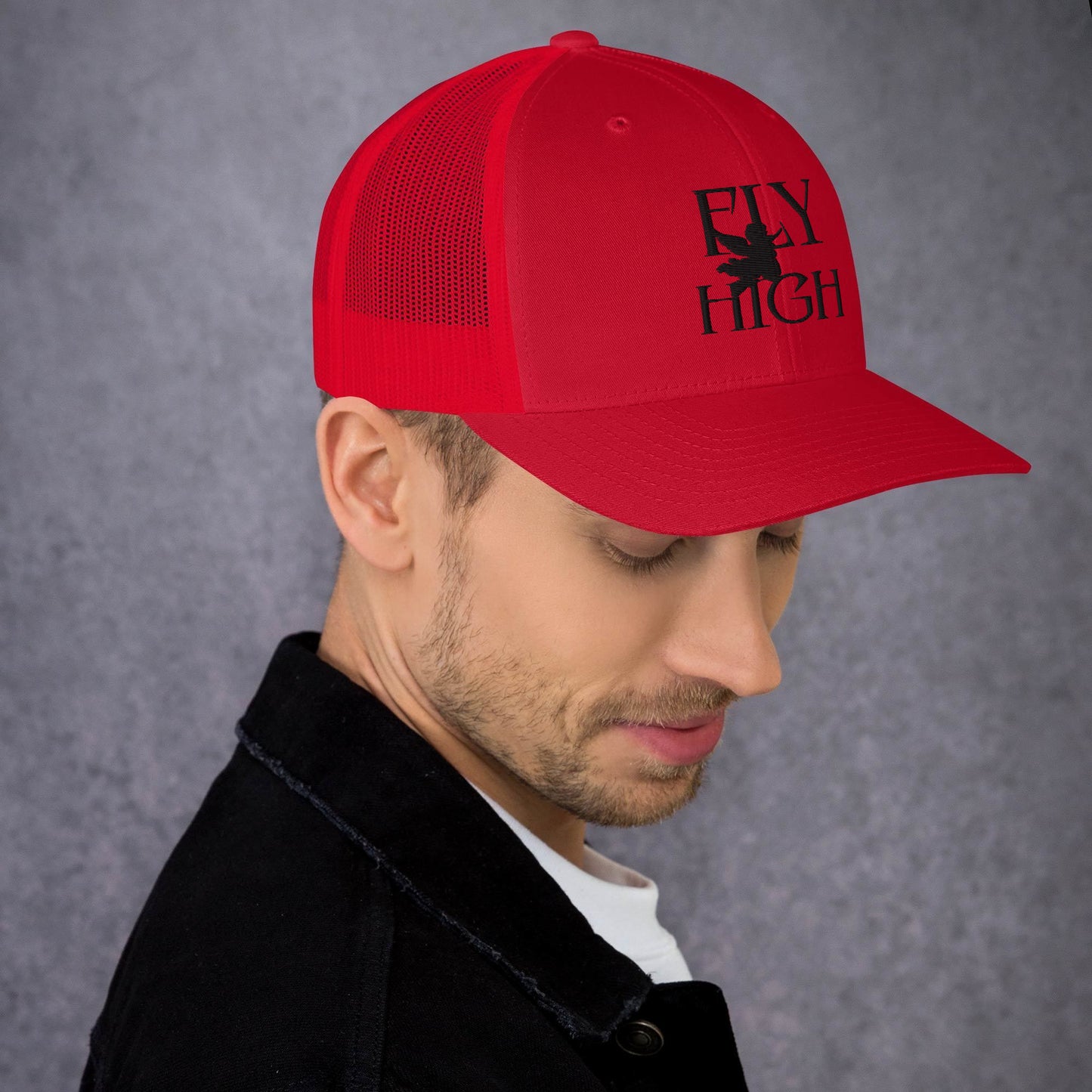 Fly High Retro Trucker Cap