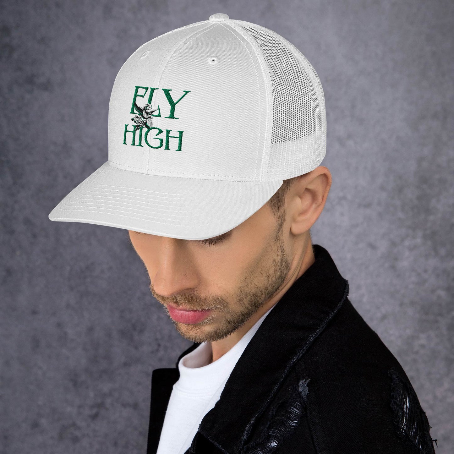 Fly High Retro Trucker Cap