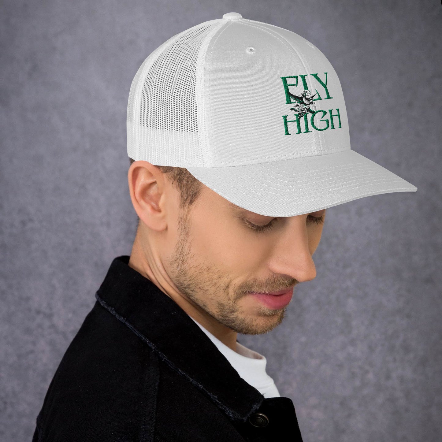 Fly High Retro Trucker Cap