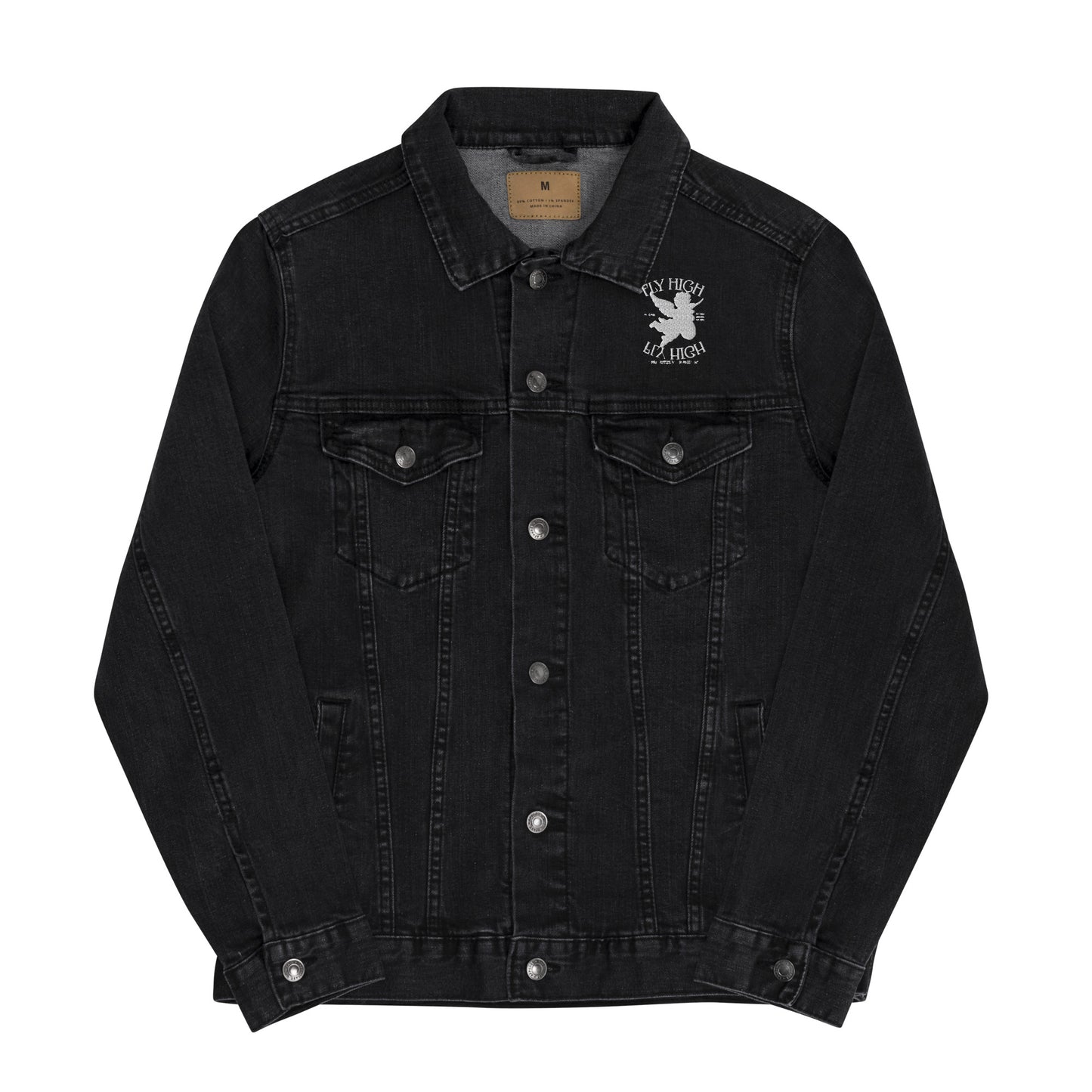 Fly High Unisex Denim Jacket