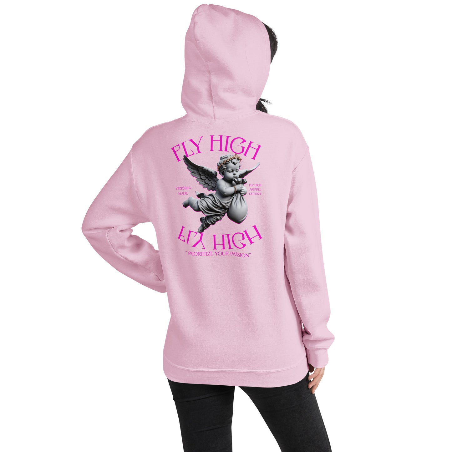 Fly High Angel Unisex Hoodie