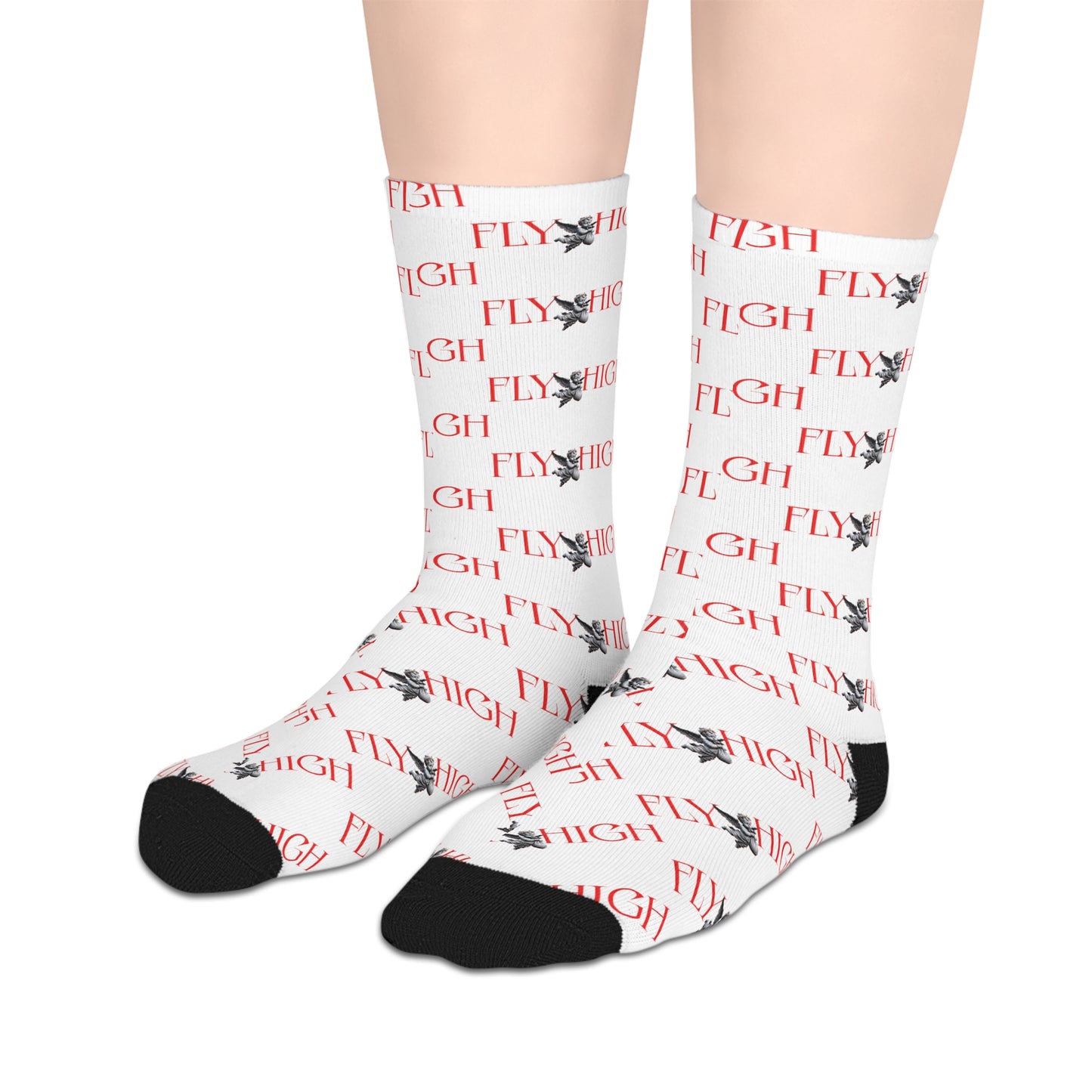 Fly High mid-length socks