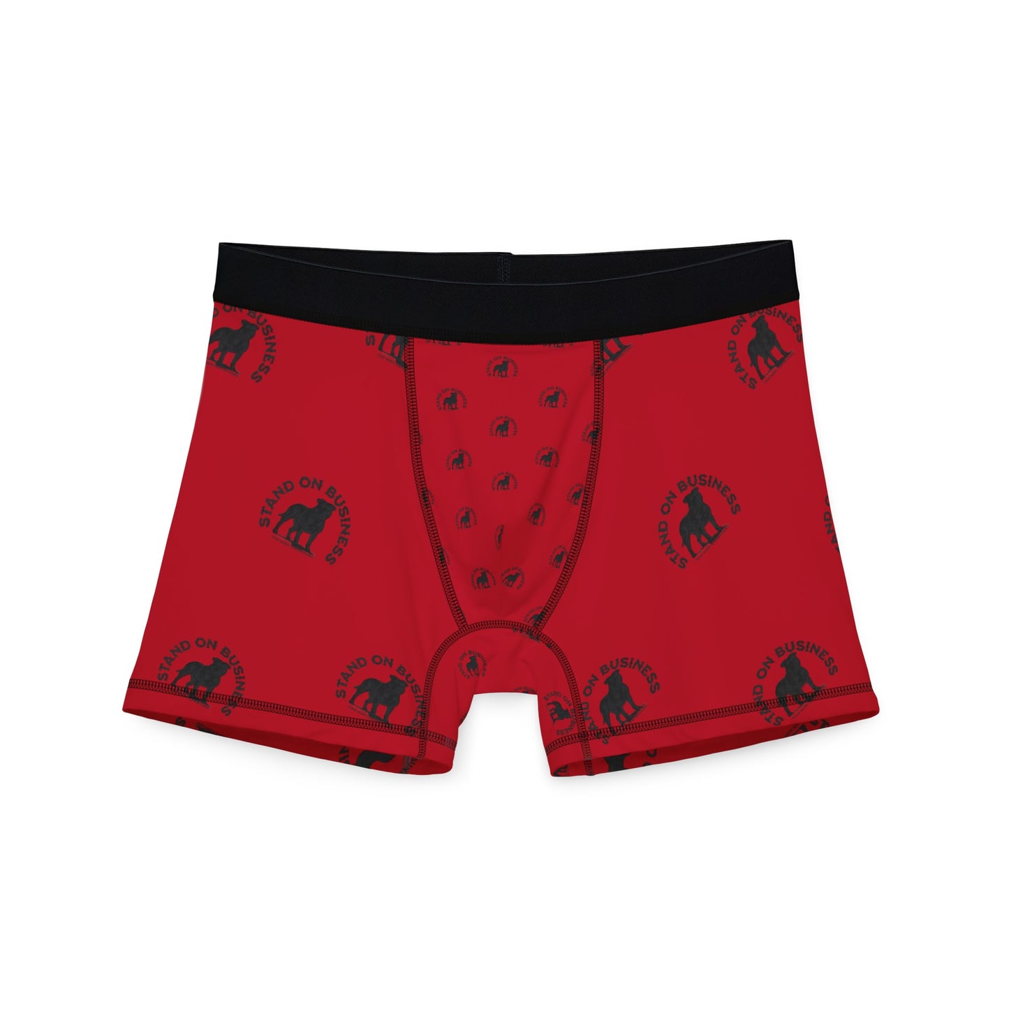 Stand On Business Men's Boxers (AOP)