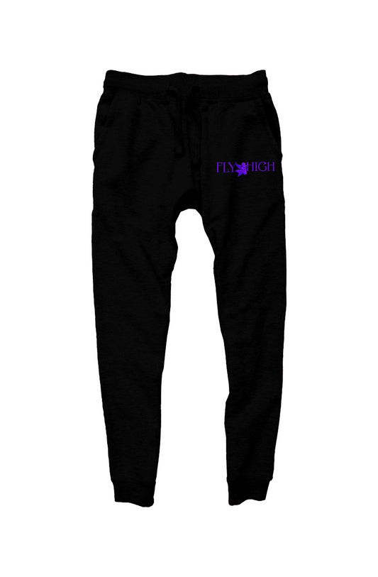 Embroidered Fly High Unisex Premium Joggers