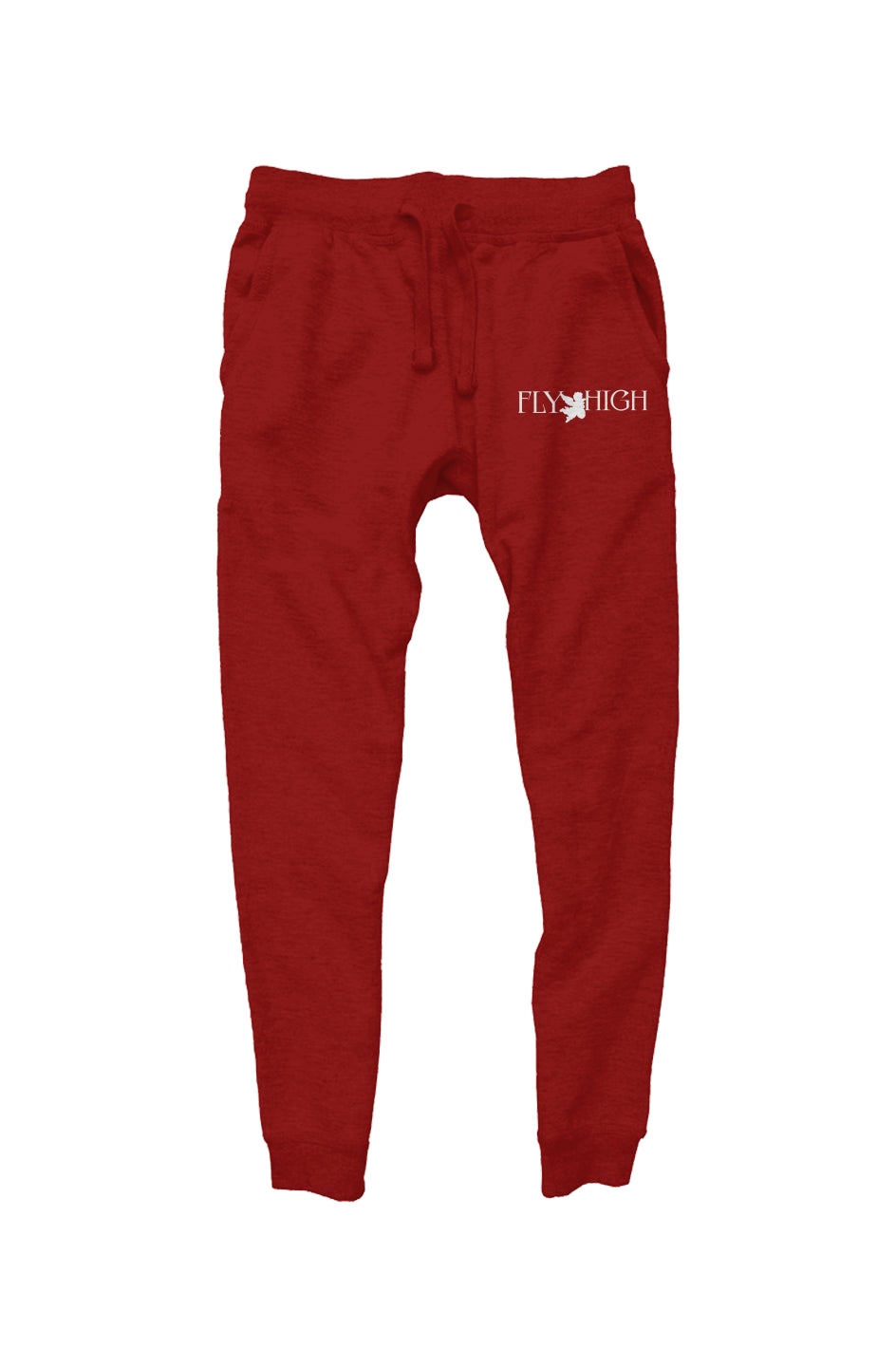 Embroidered Fly High Unisex Premium Joggers