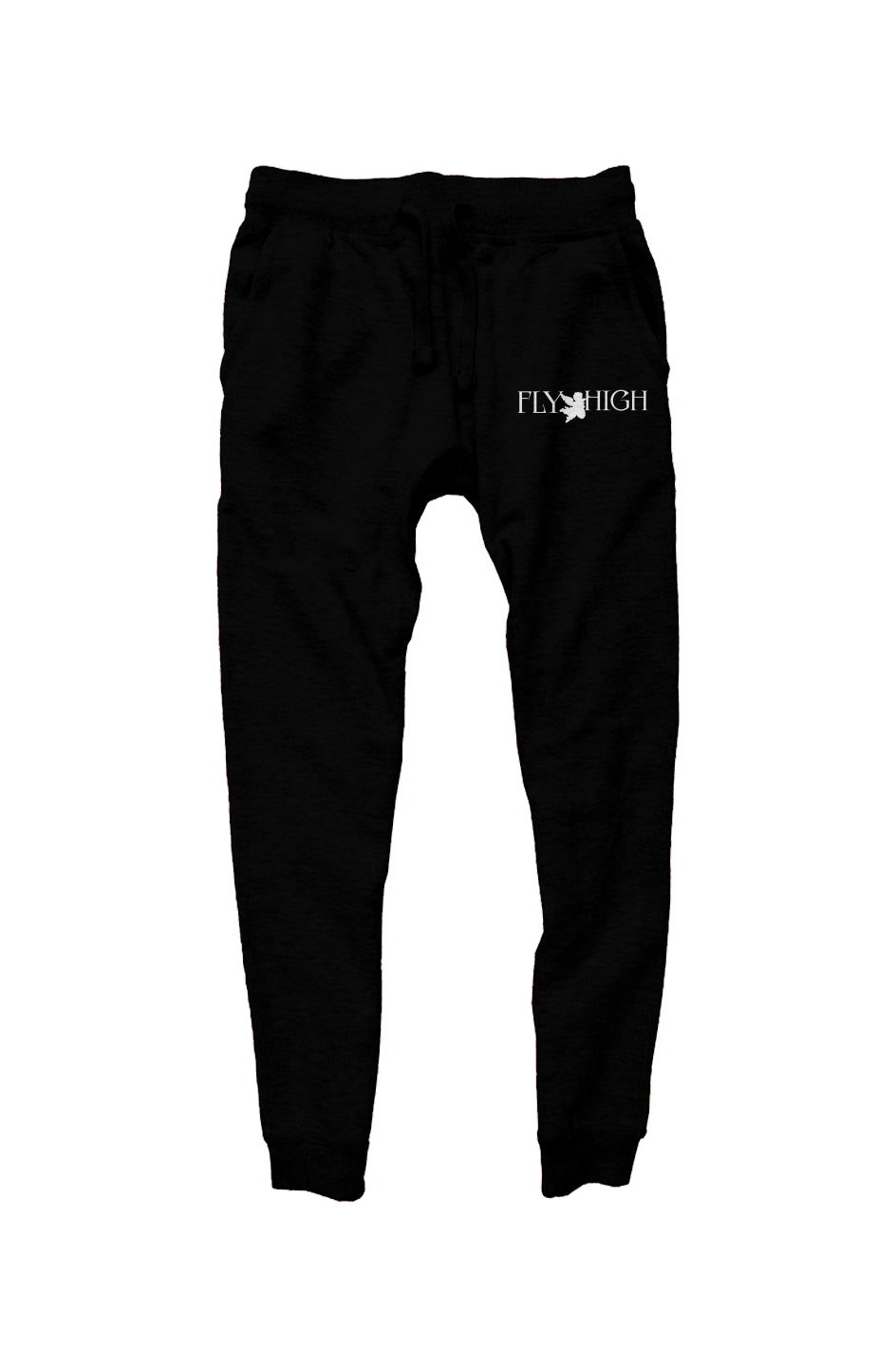 Embroidered Fly High Unisex Premium Joggers