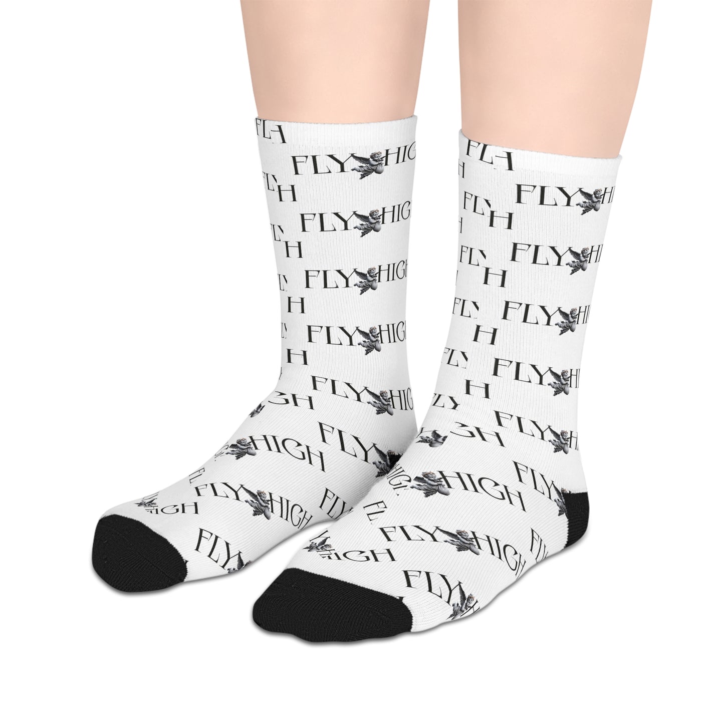 Fly High mid-length socks