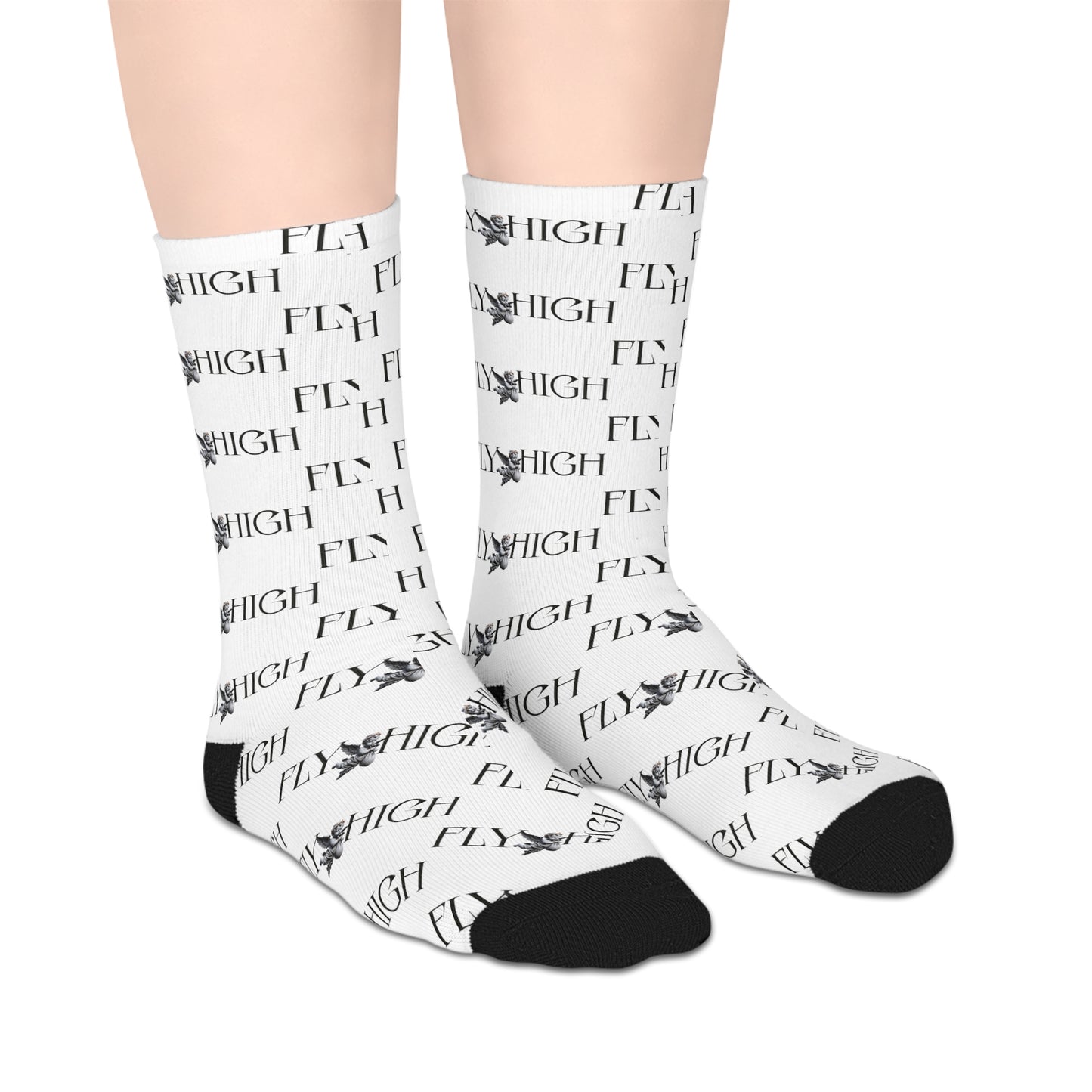 Fly High mid-length socks