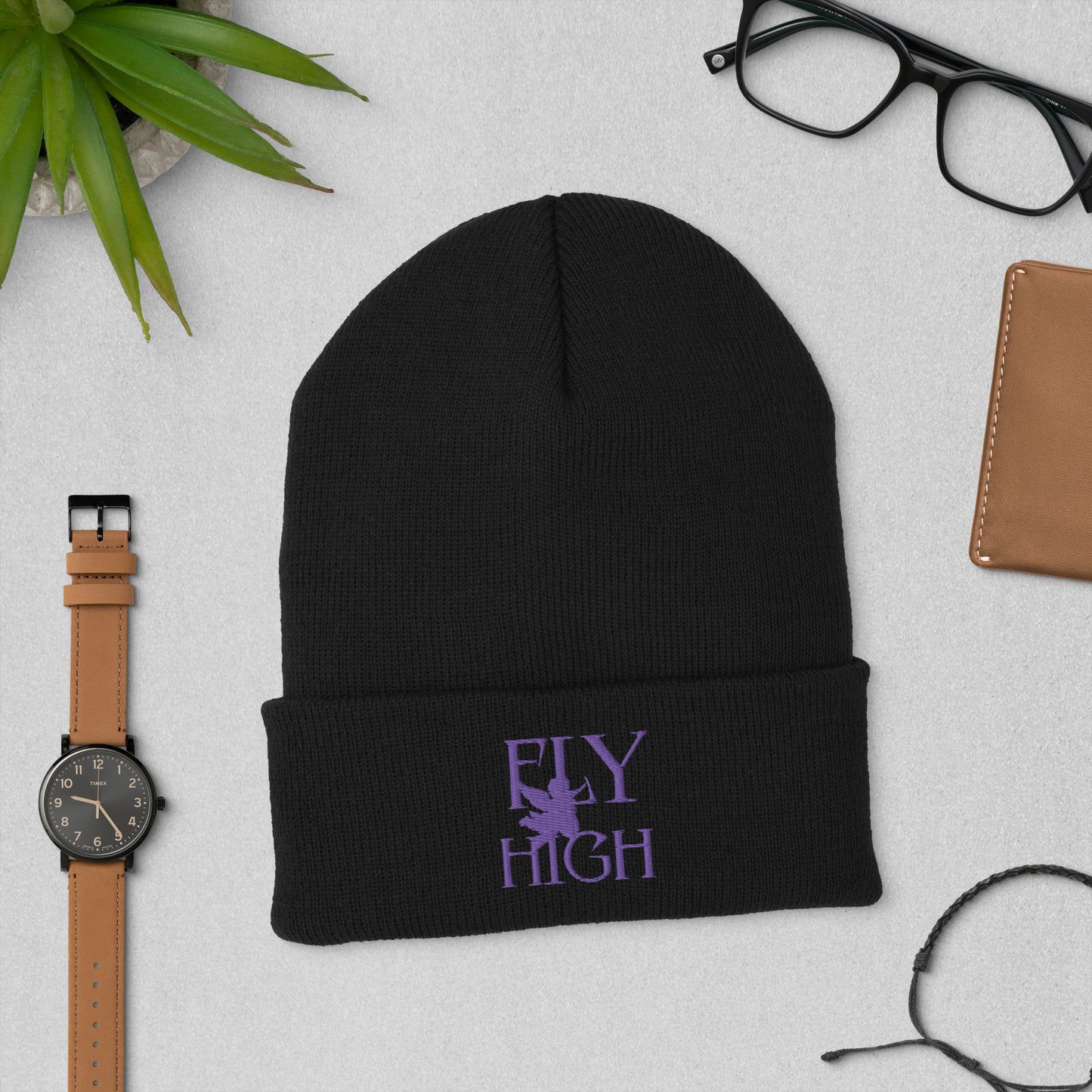 Fly High Cuffed Beanie