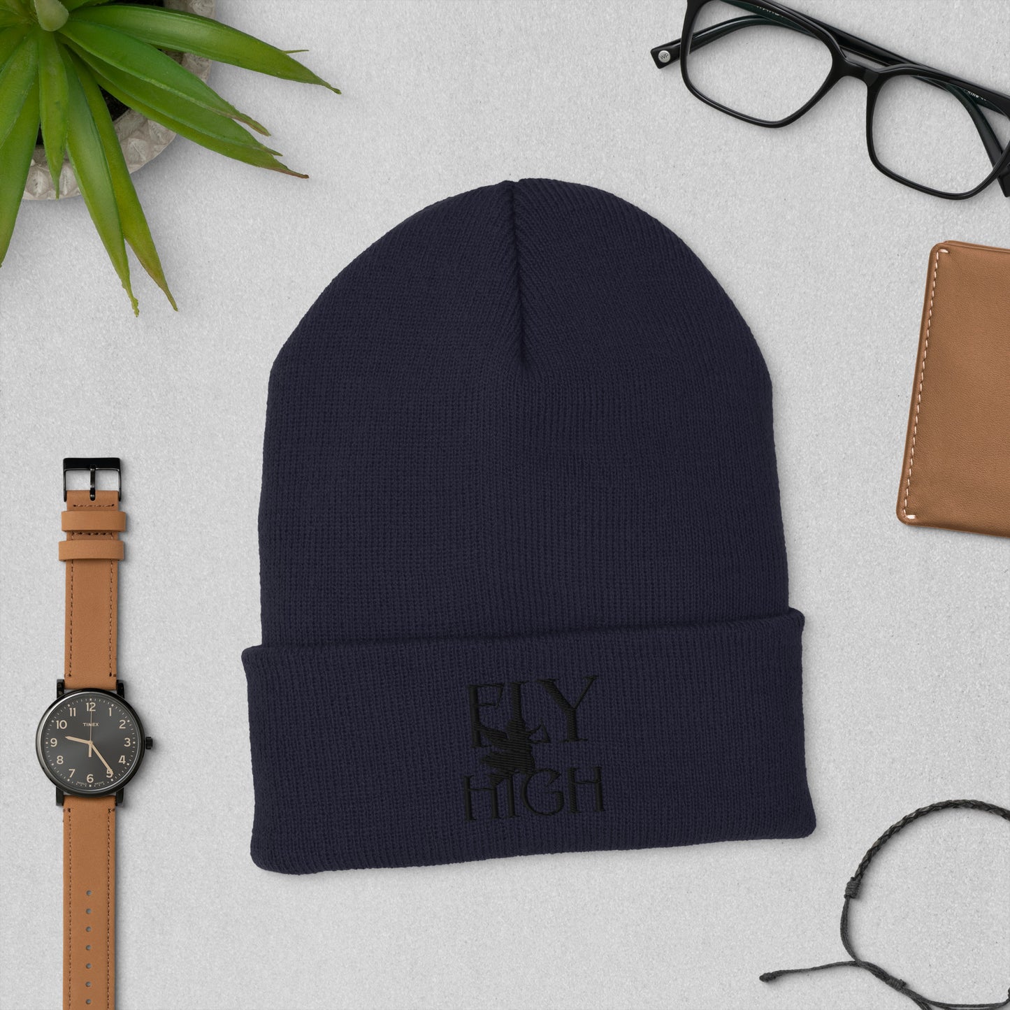 Fly High Cuffed Beanie