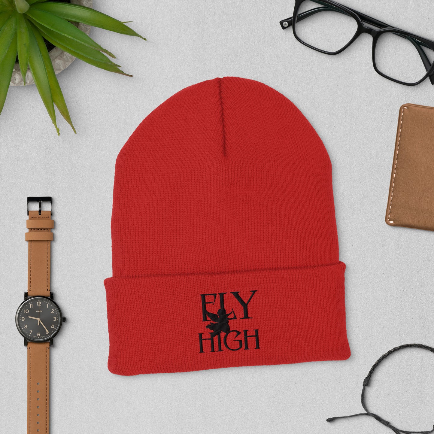 Fly High Cuffed Beanie