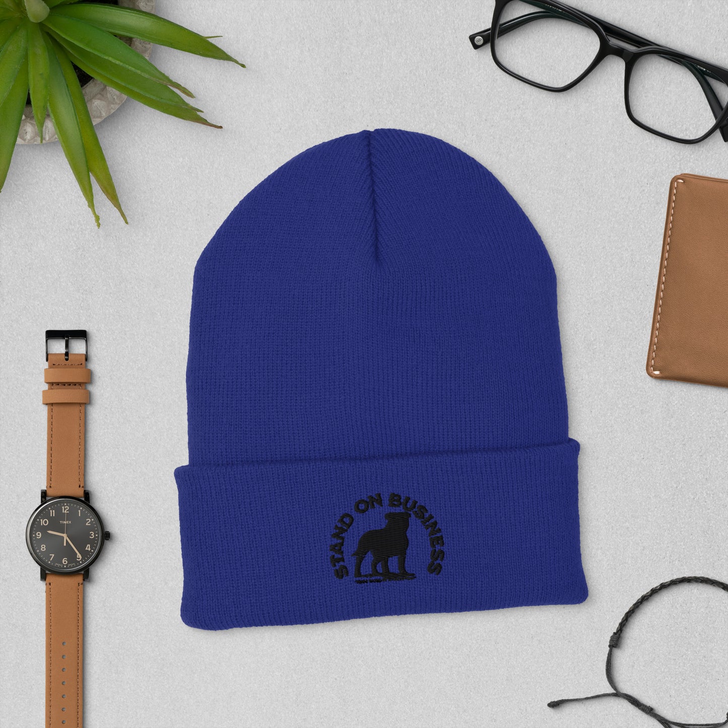 Stand On Business Cuffed Beanie