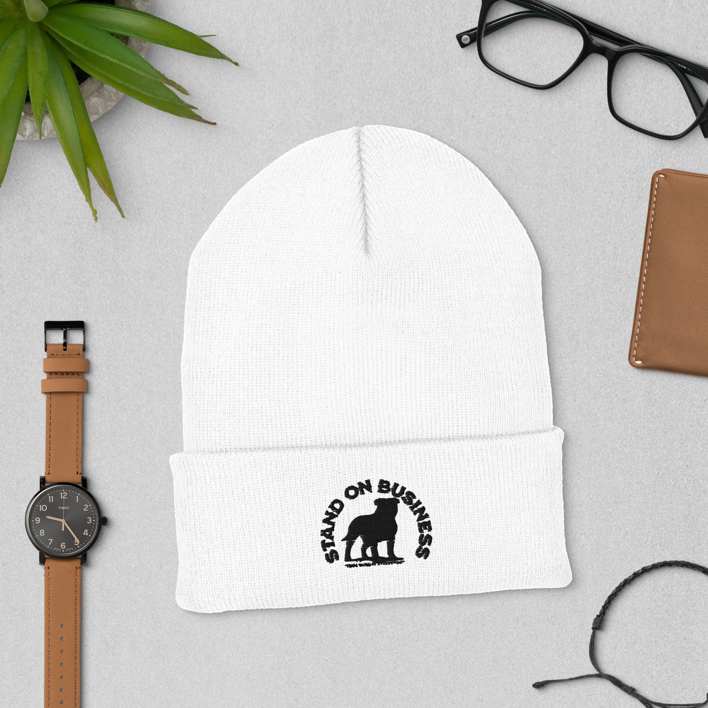 Stand On Business Cuffed Beanie