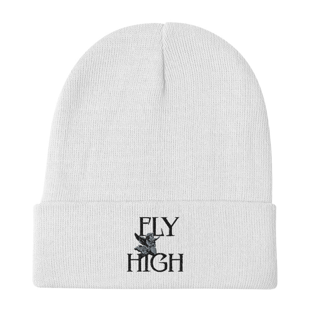 Fly High Embroidered Beanie