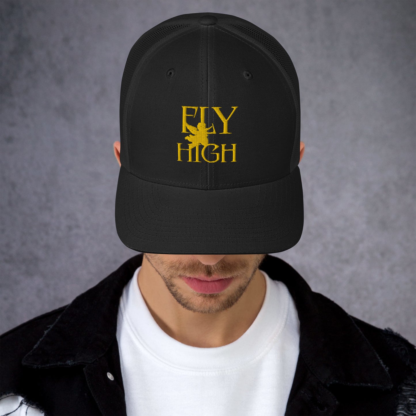 Fly High Retro Trucker Cap