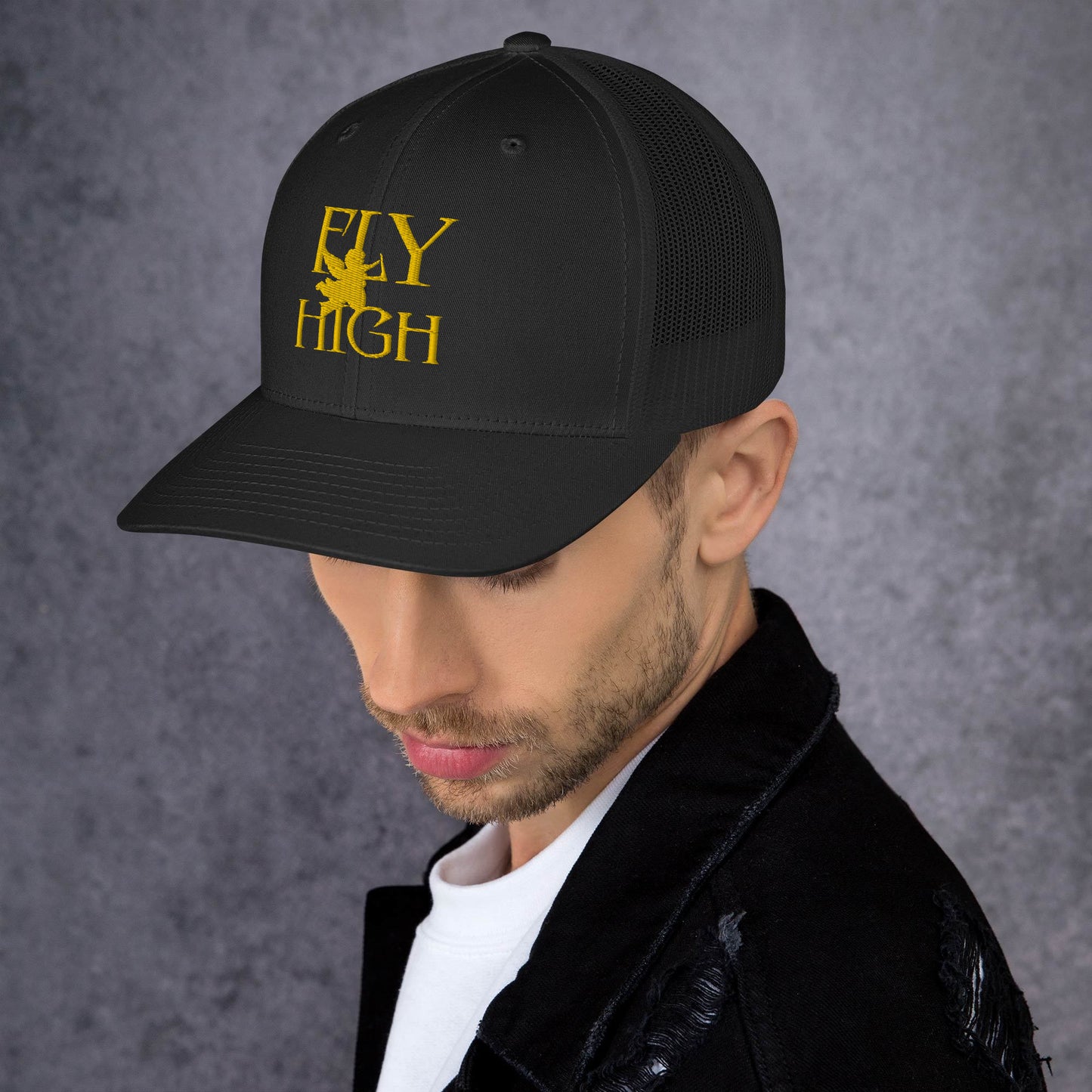 Fly High Retro Trucker Cap