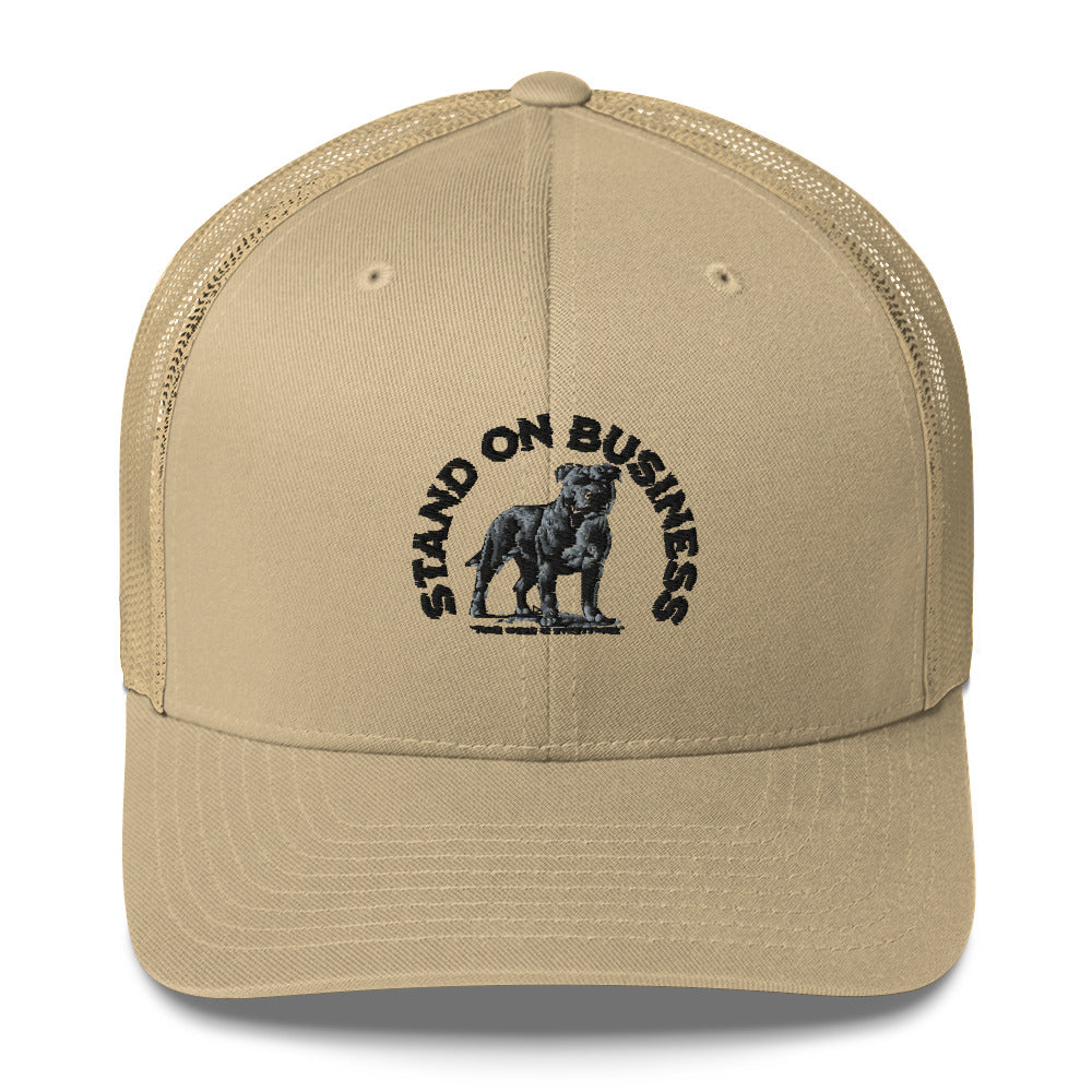 Stand On Business Retro Trucker Cap