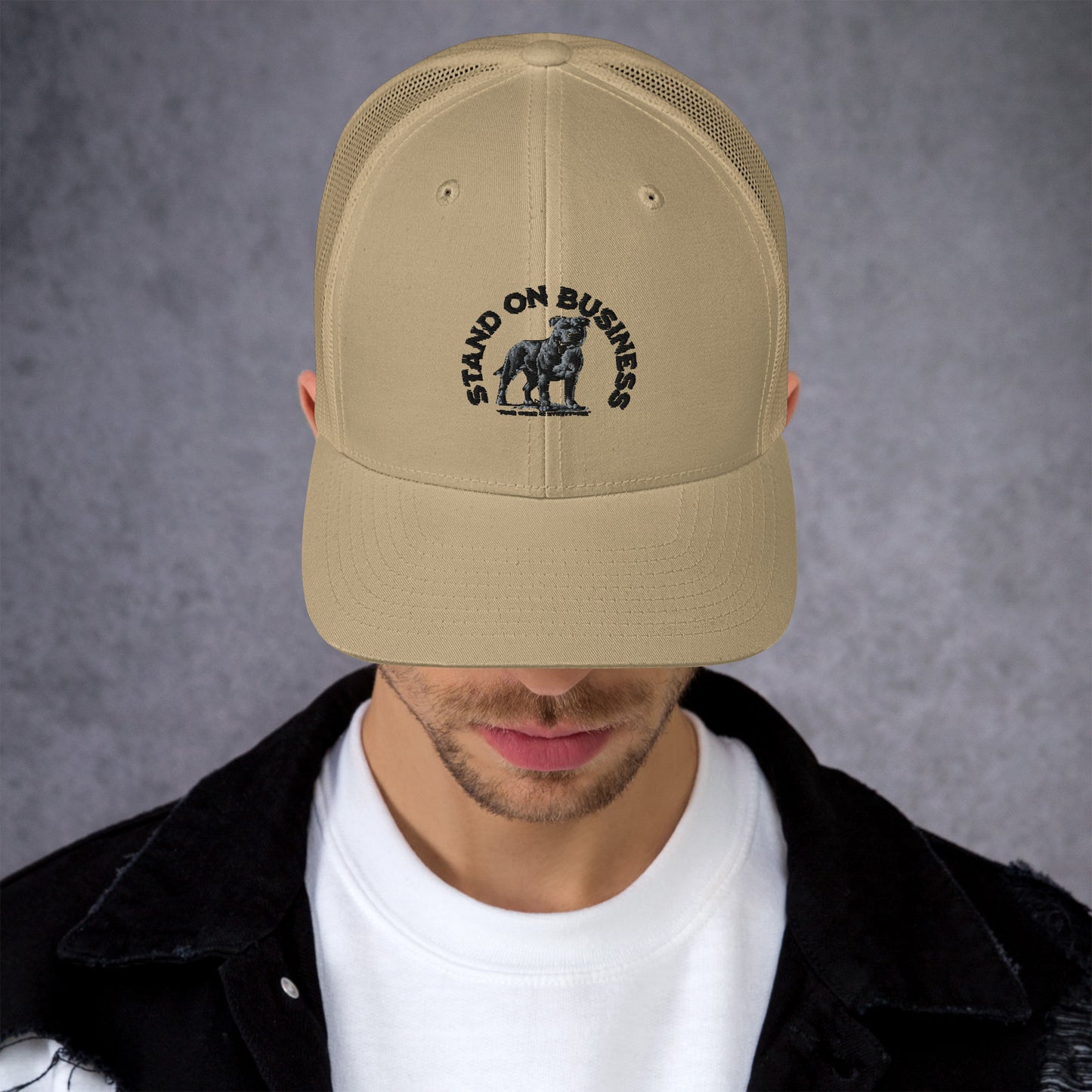 Stand On Business Retro Trucker Cap