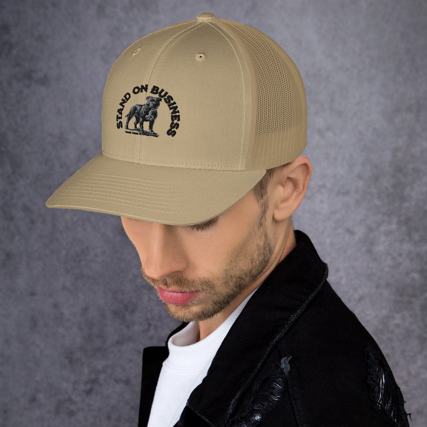 Stand On Business Retro Trucker Cap