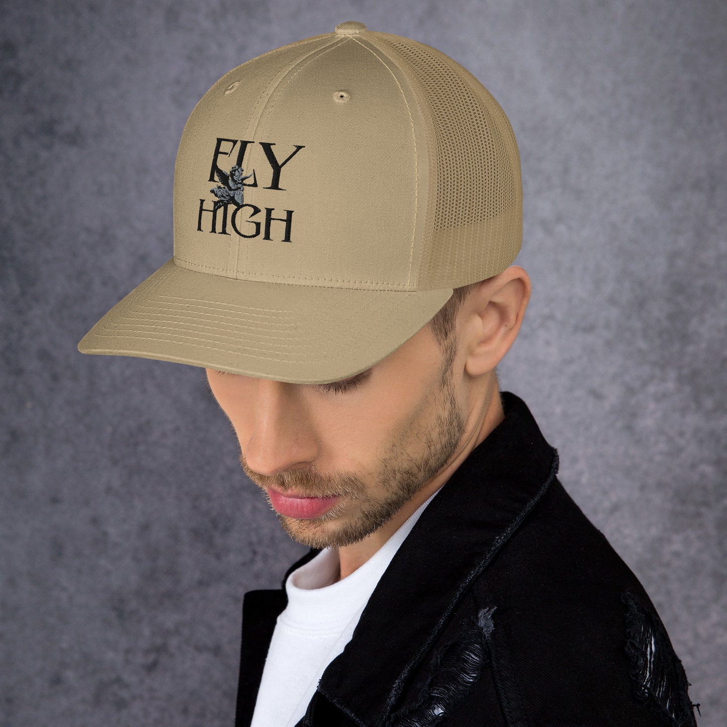 Fly High Retro Trucker Cap