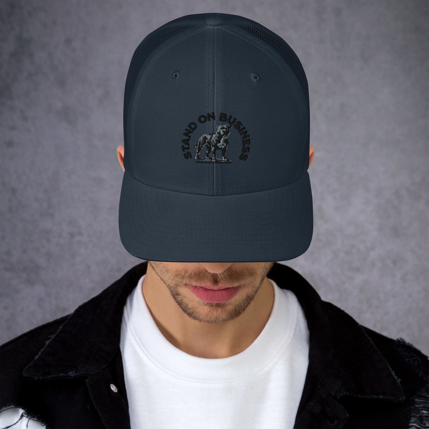 Stand On Business Retro Trucker Cap