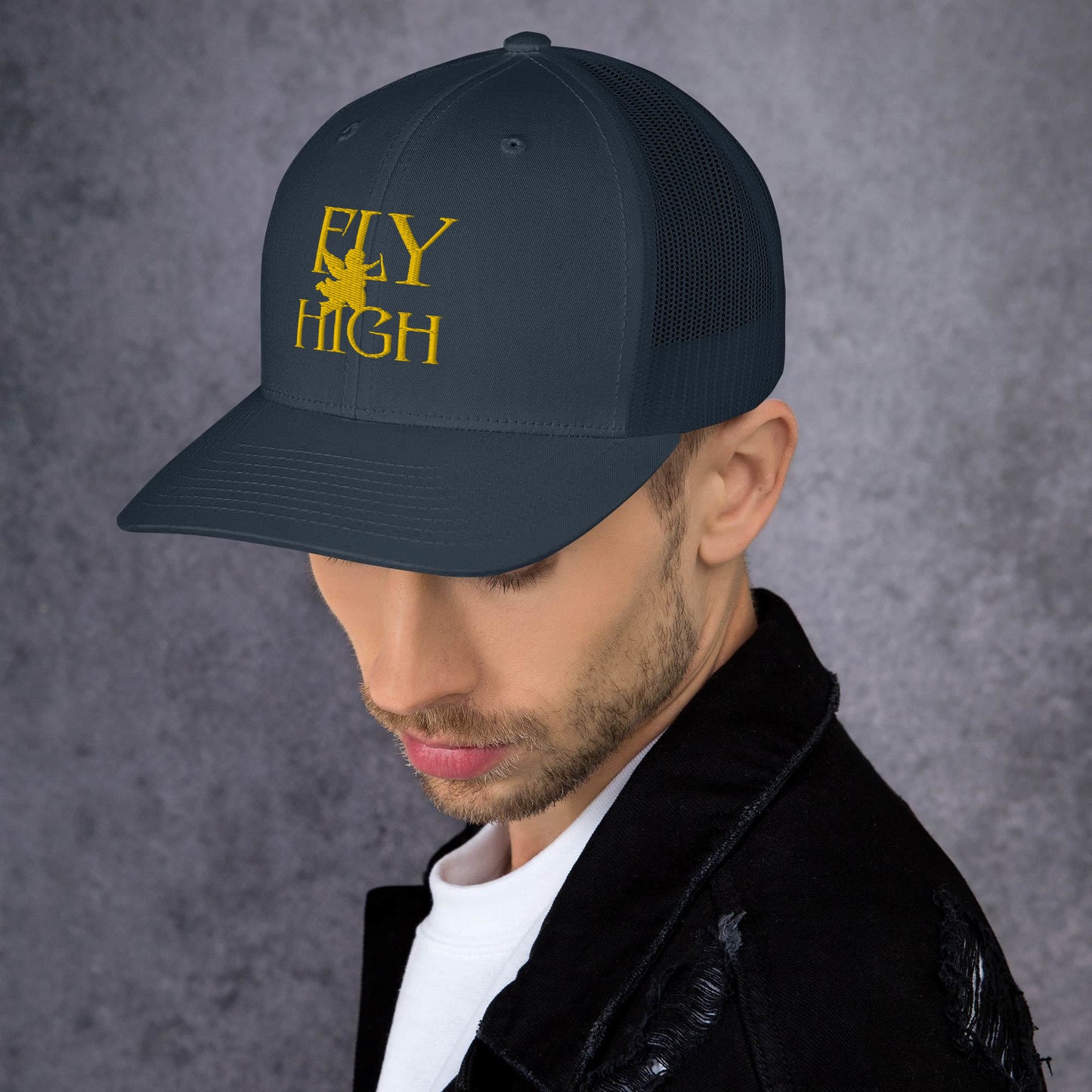 Fly High Retro Trucker Cap