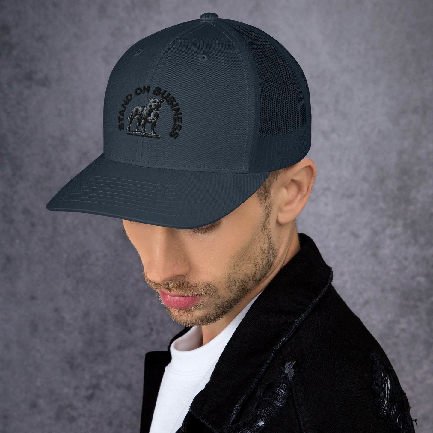 Stand On Business Retro Trucker Cap