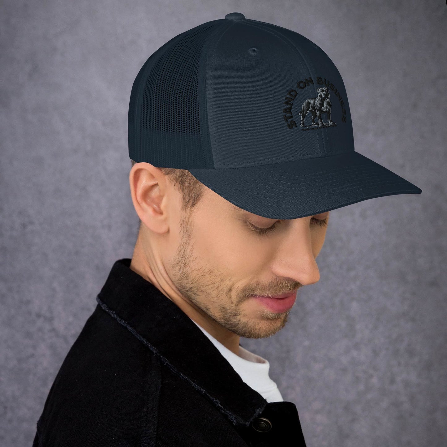 Stand On Business Retro Trucker Cap