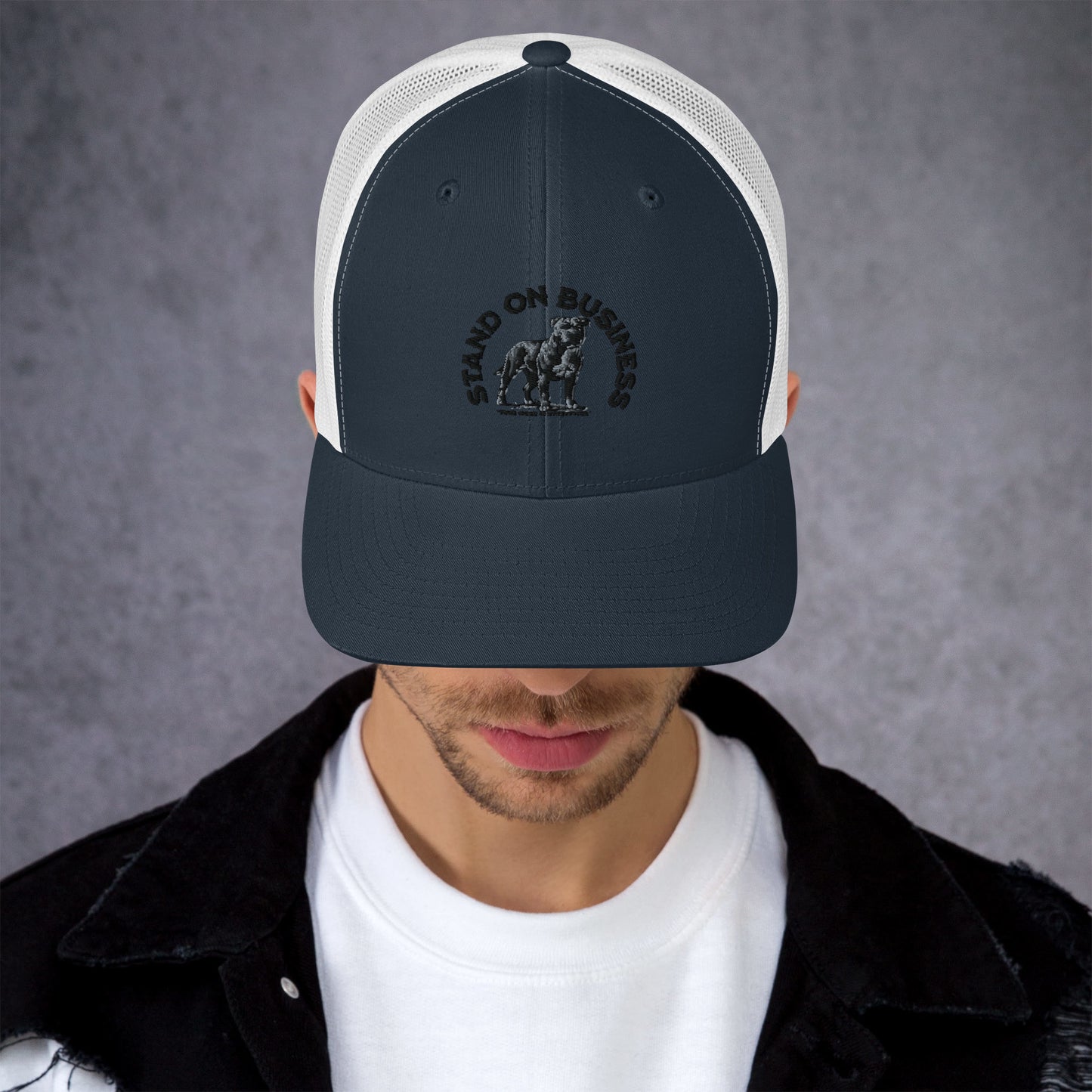 Stand On Business Retro Trucker Cap