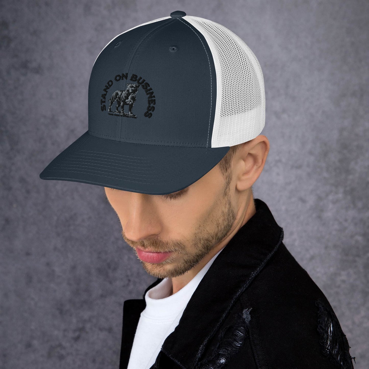 Stand On Business Retro Trucker Cap