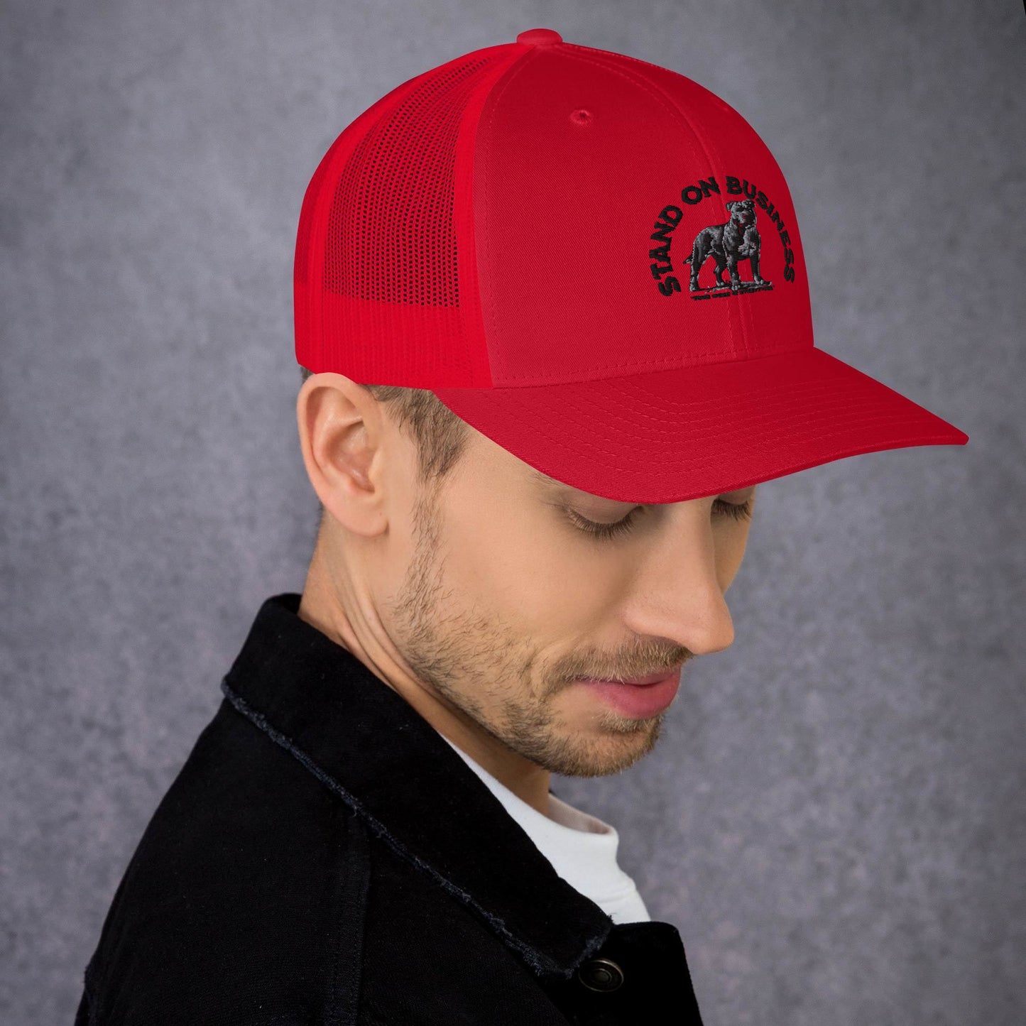 Stand On Business Retro Trucker Cap