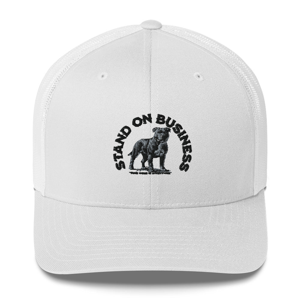 Stand On Business Retro Trucker Cap