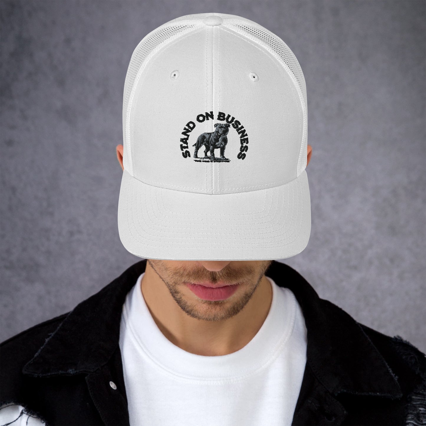 Stand On Business Retro Trucker Cap