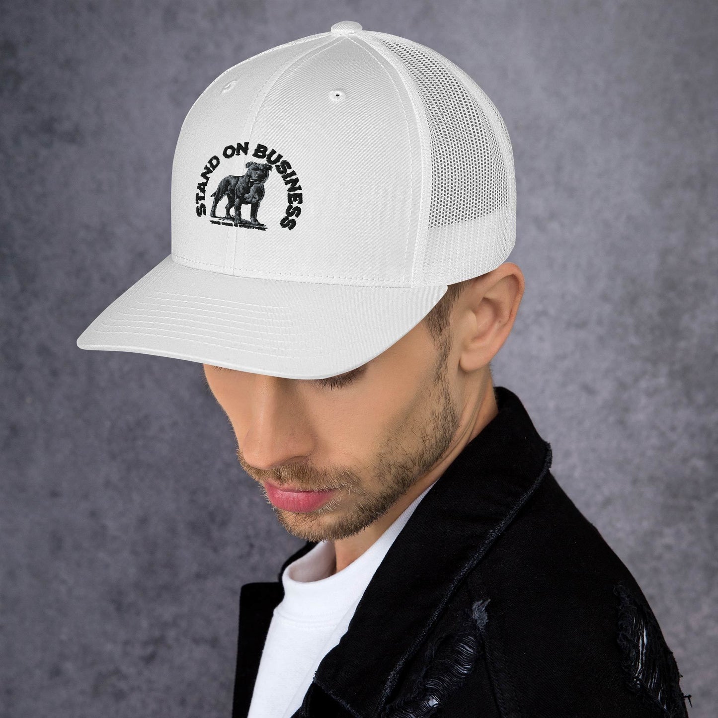 Stand On Business Retro Trucker Cap