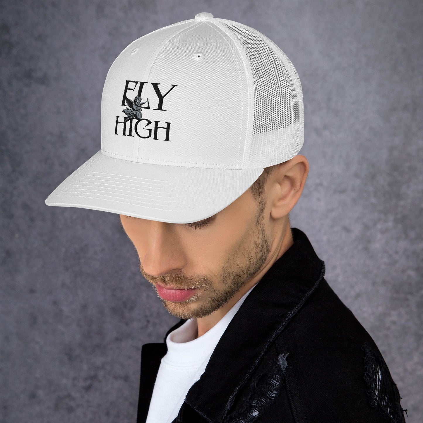 Fly High Retro Trucker Cap