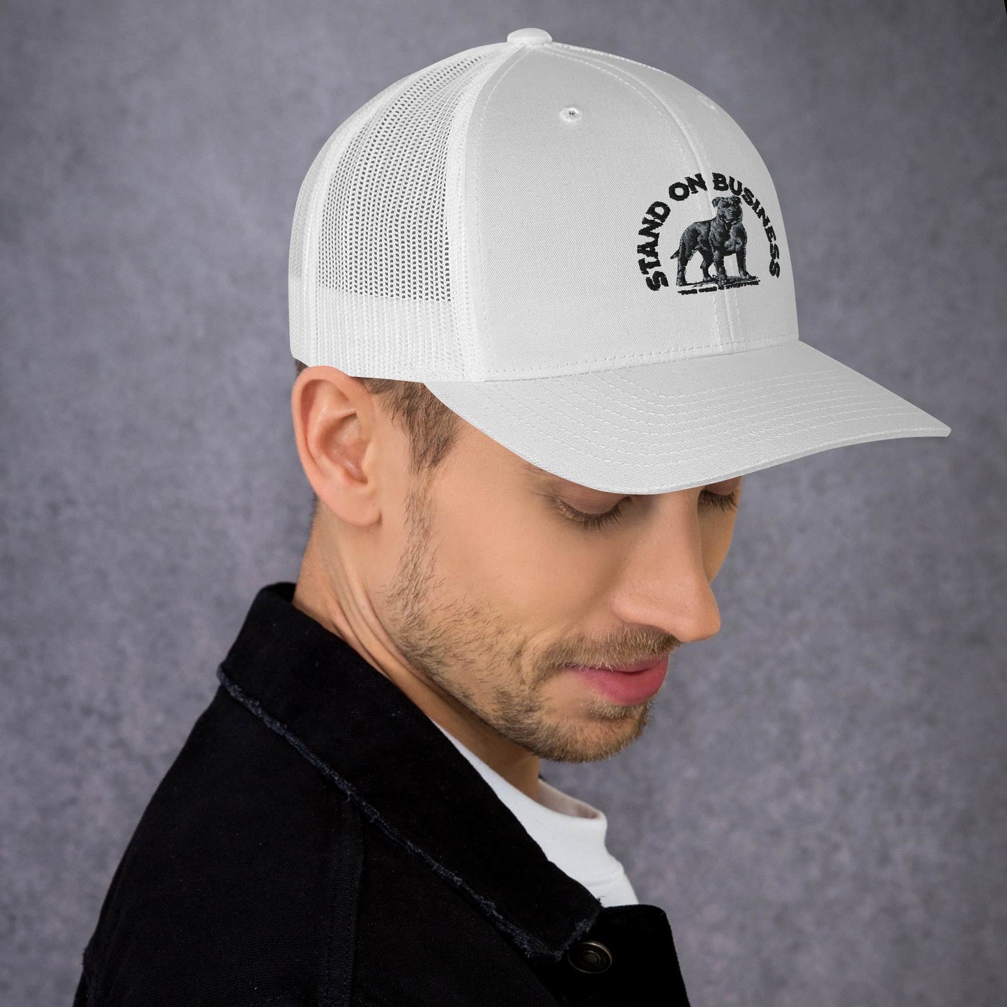 Stand On Business Retro Trucker Cap