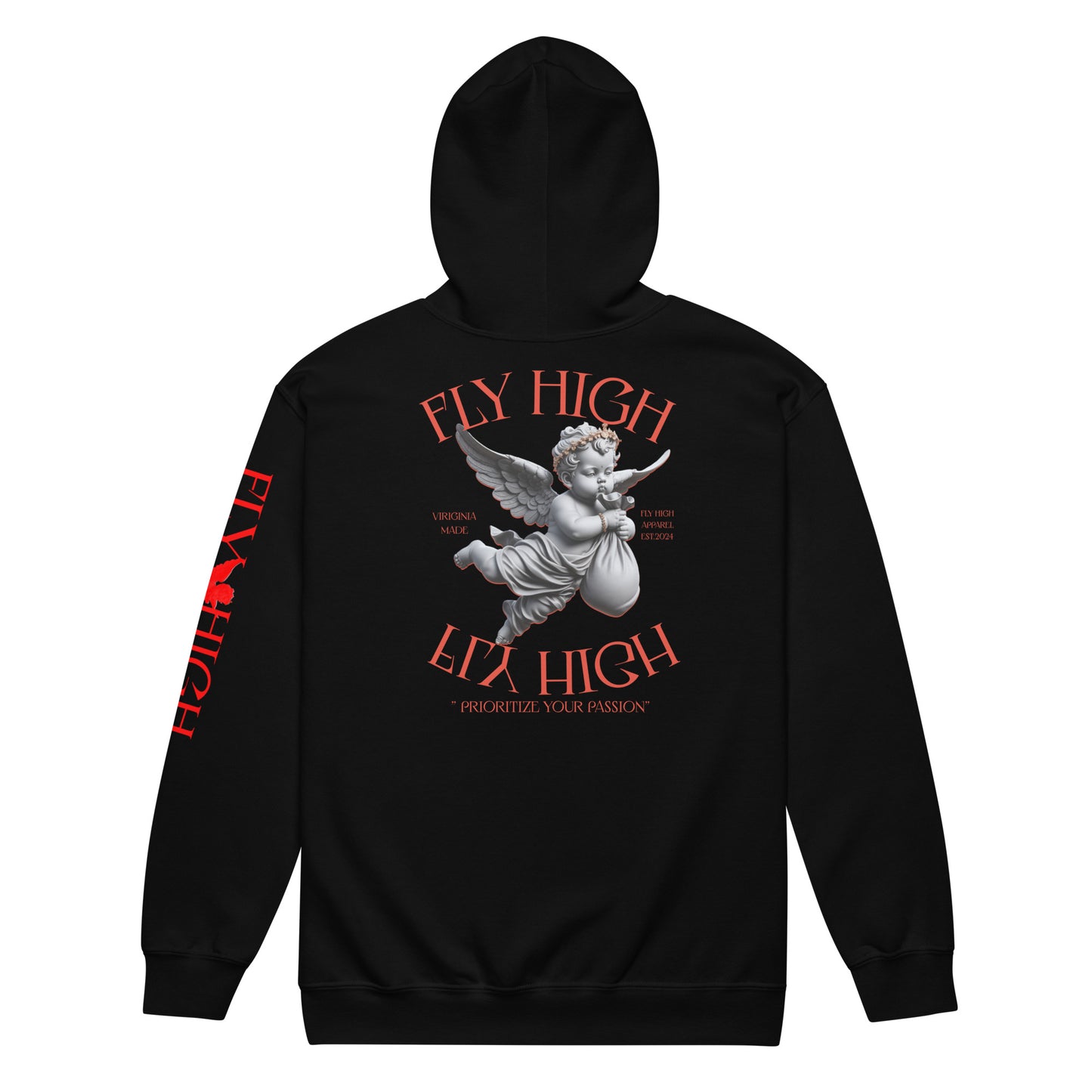 Fly High Unisex heavy blend zip hoodie