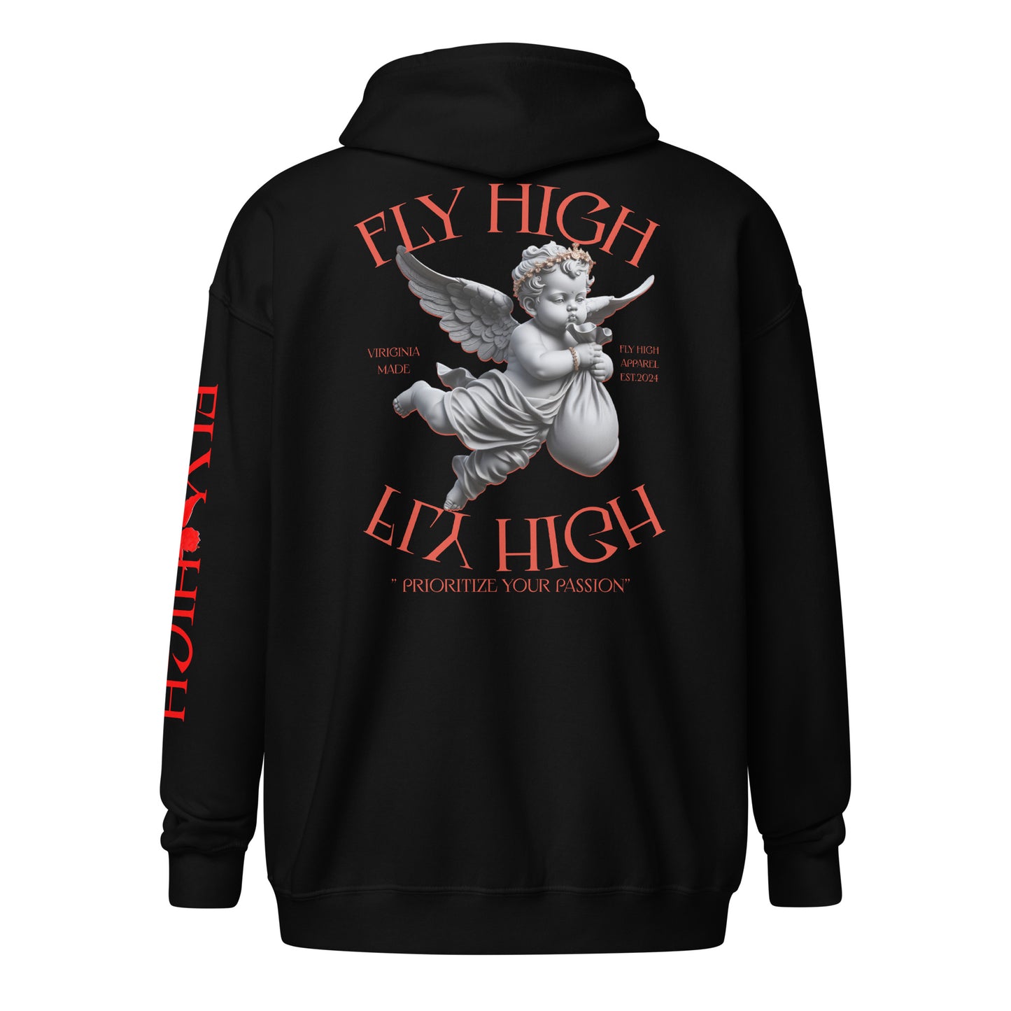 Fly High Unisex heavy blend zip hoodie