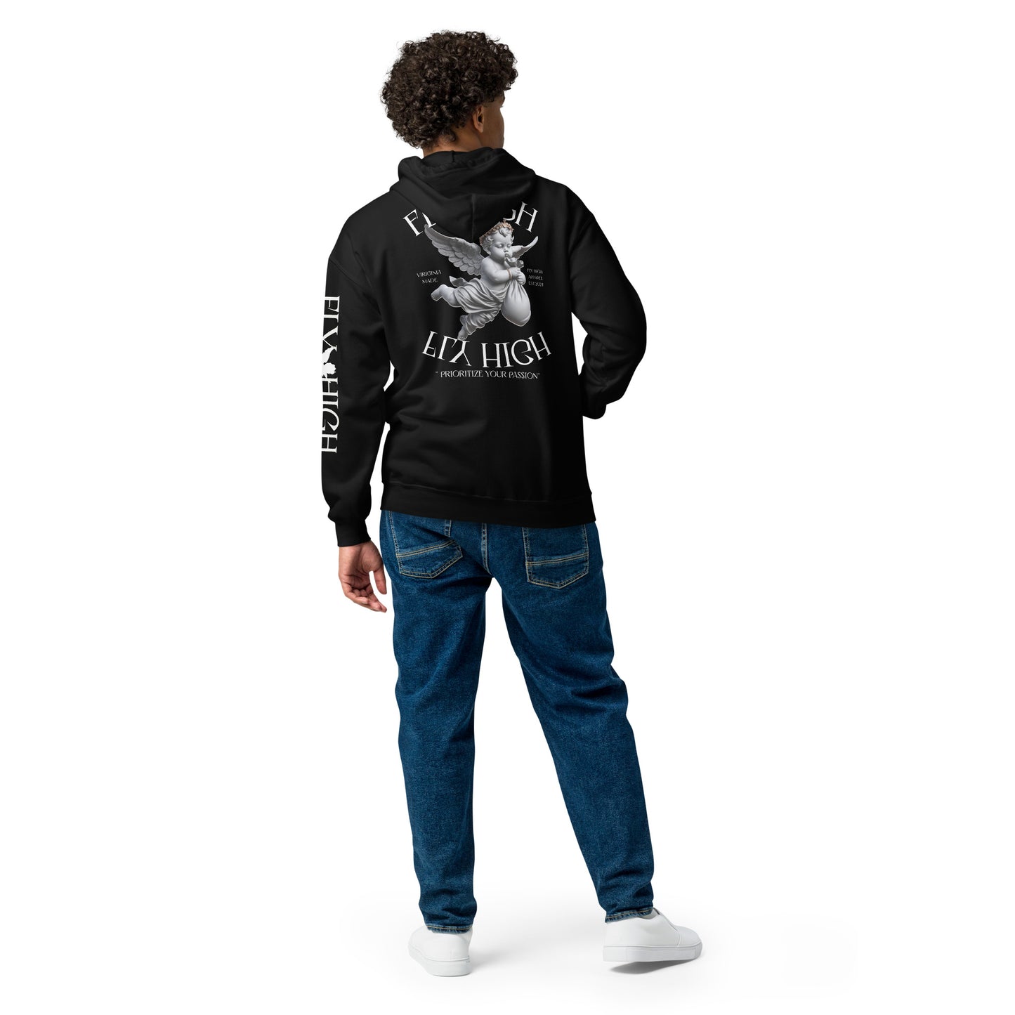 Fly High Unisex heavy blend zip hoodie