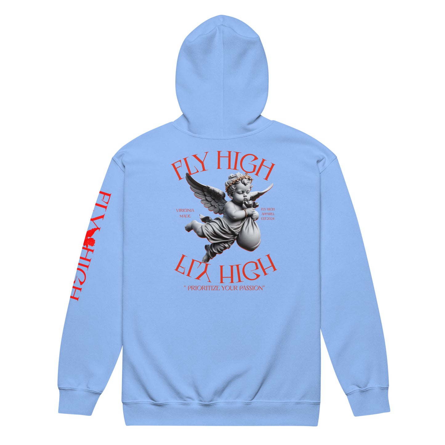 Fly High Unisex heavy blend zip hoodie