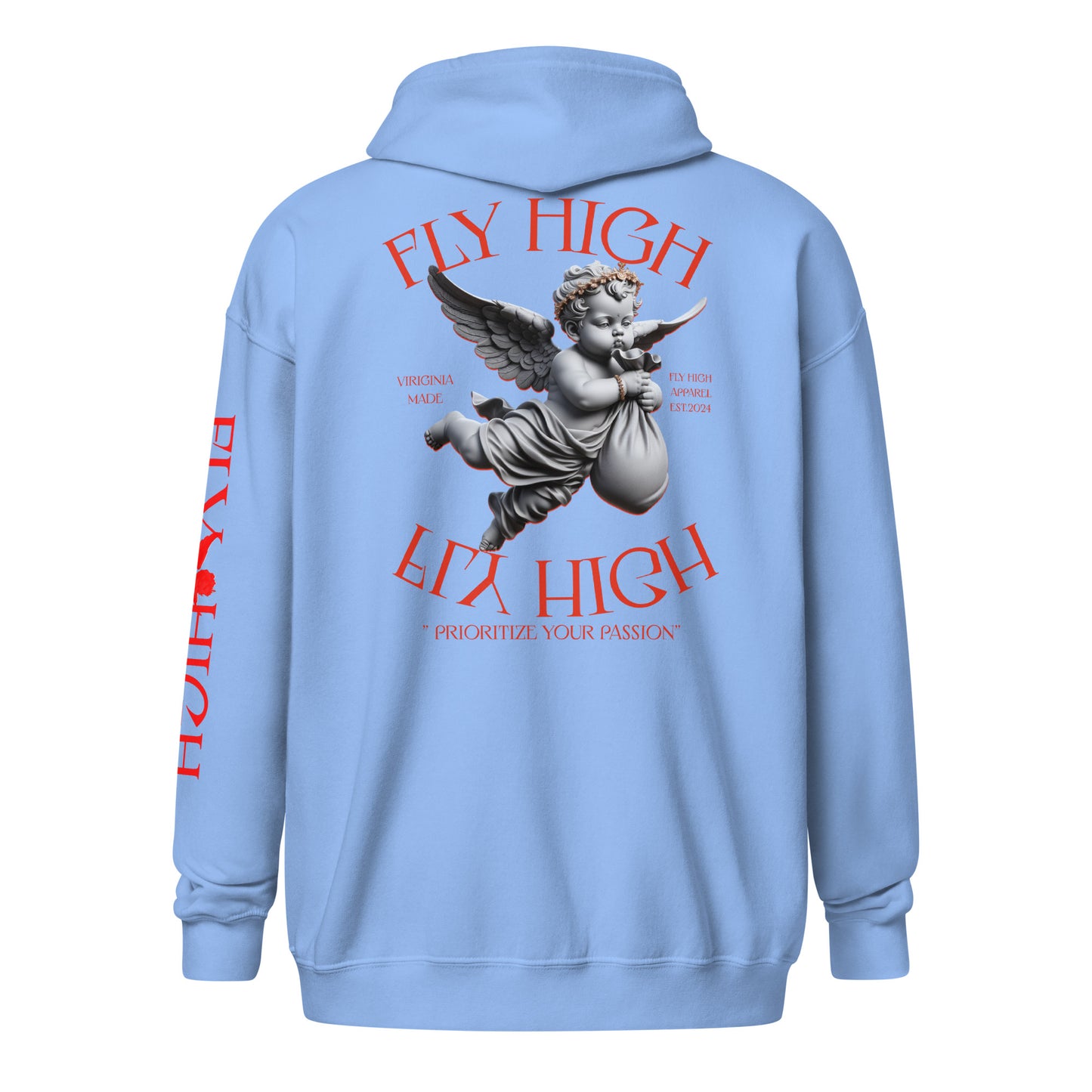 Fly High Unisex heavy blend zip hoodie