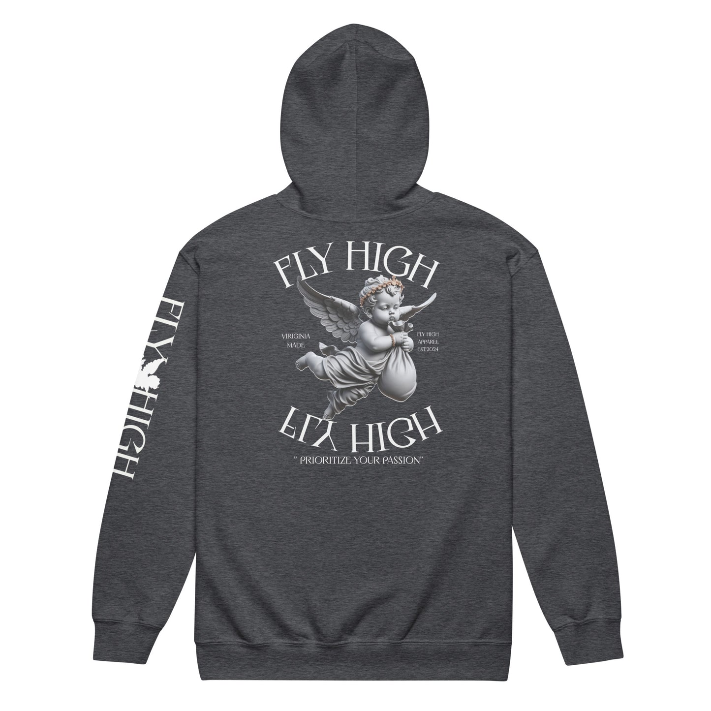 Fly High Unisex heavy blend zip hoodie