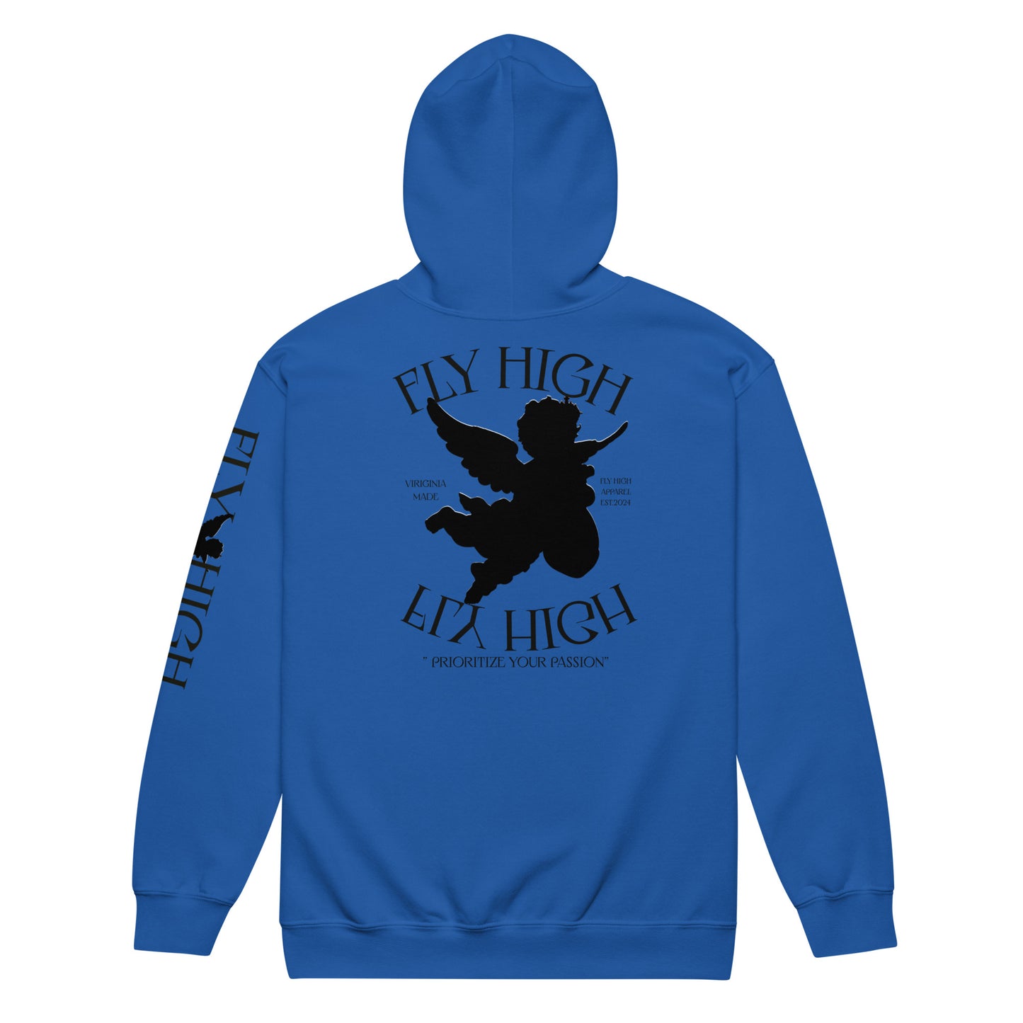 Fly High Unisex heavy blend zip hoodie